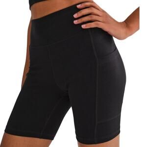 MATE the Label Organic Stretch Pocket Short Black L NWOT $78